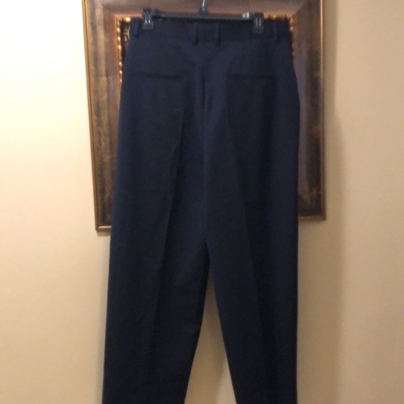 Sandro high waist belt loop zip fly faux back pocket, front pocket trousers - Picture 4 of 11